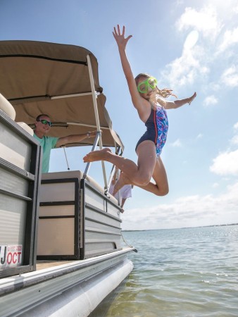 Orange Beach Watersports Pontoon Boat Rental, Gulf Shores, Alabama
